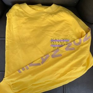 Want to pass the shirt on to who will rock it!